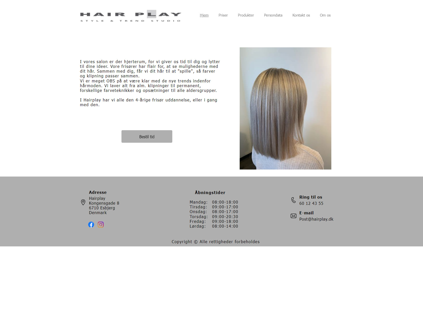 Hair play - Your hairdresser in Esbjerg