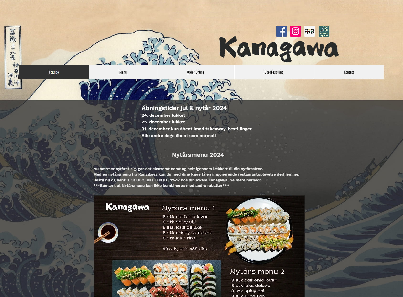 Kanagawa sushi Vesterbro