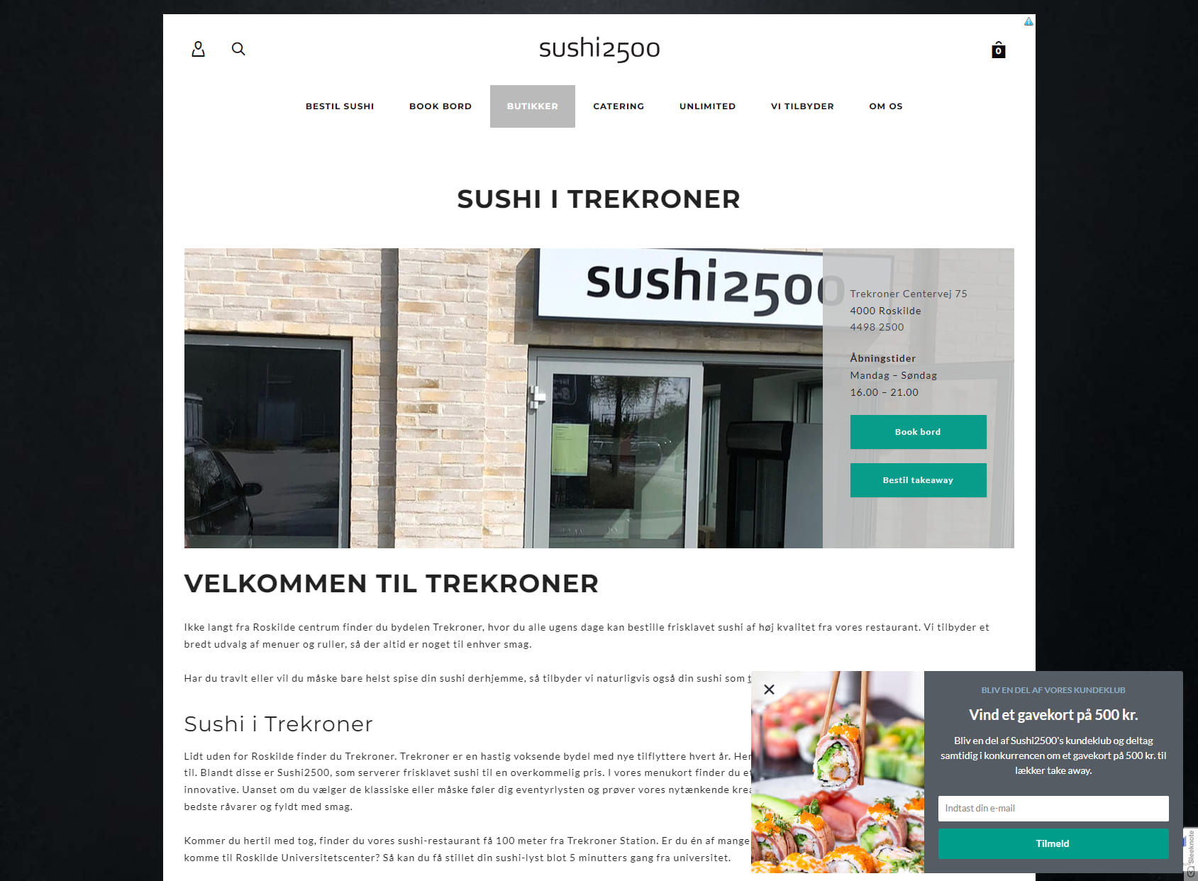 Sushi2500 Trekroner