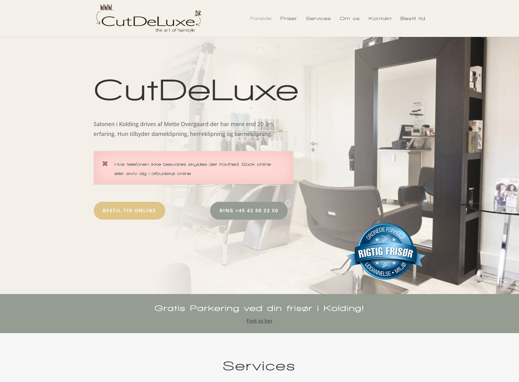 CutDeLuxe - Din frisør Kolding
