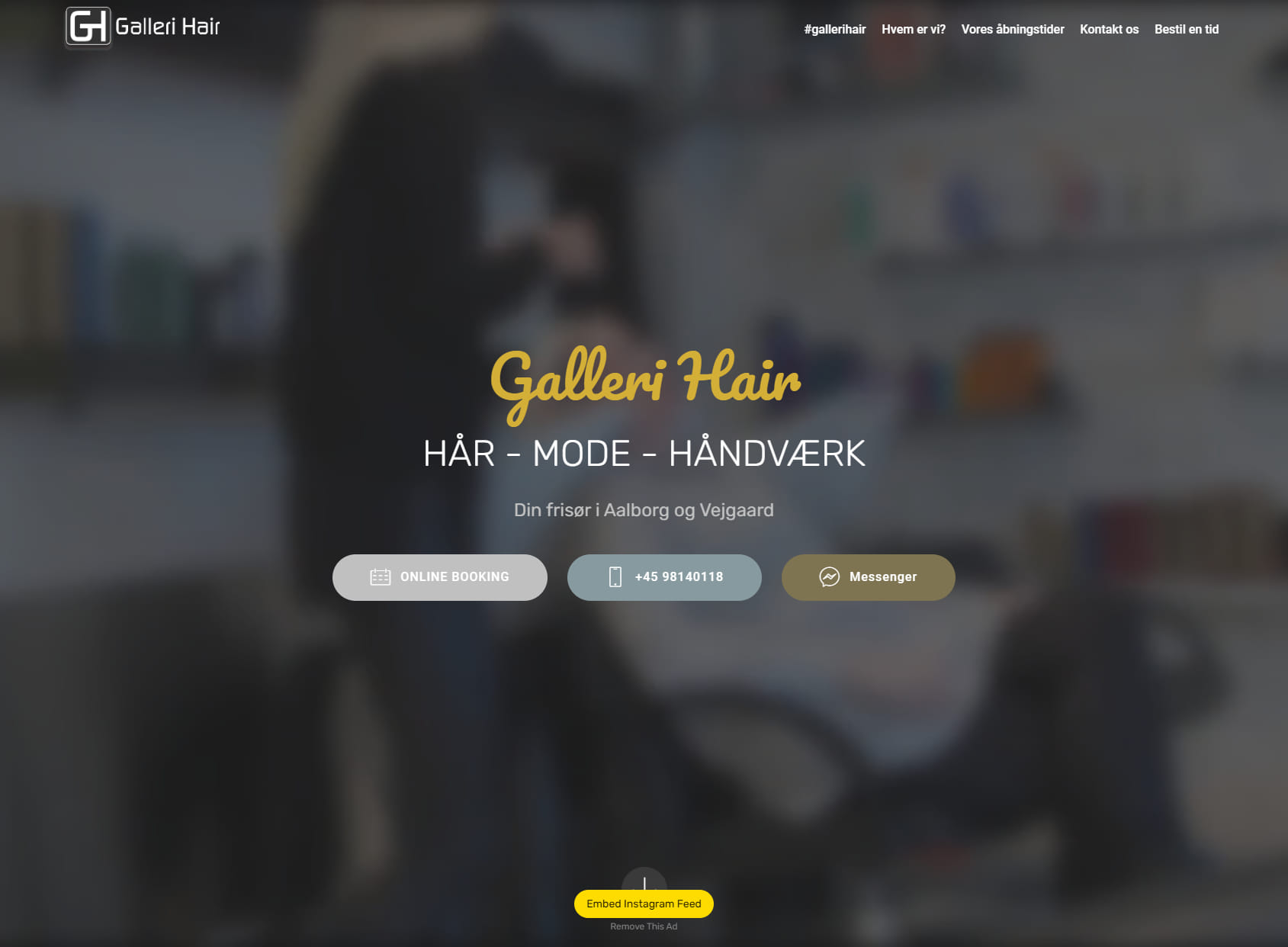 Gallery Hair - Your hairdresser in Aalborg